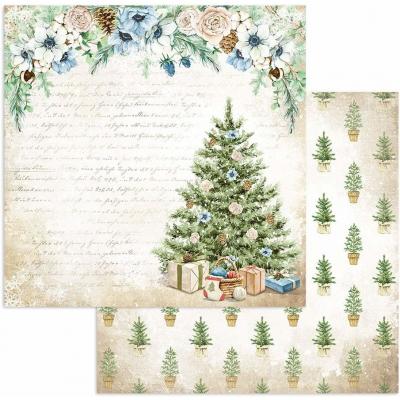 Stamperia Cozy Winter Designpapier - Christmas Tree