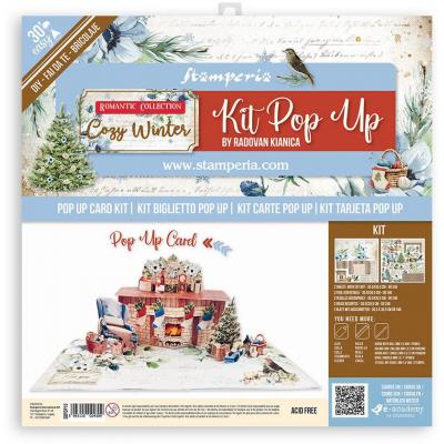 Stamperia Cozy Winter Scrapbookingset - Pop Up Kit