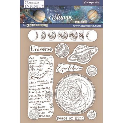 Stamperia Cosmos Infinity Rubber Stamps - Universe