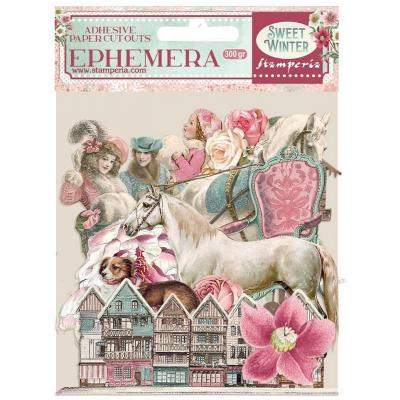 Stamperia Sweet Winter Die Cuts - Ephemera