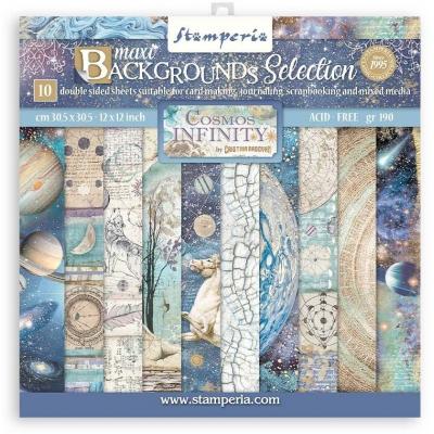 Stamperia Cosmos Infinity Designpapiere - Maxi Background Paper Pack