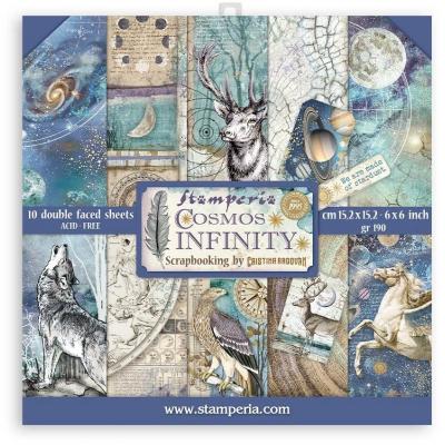 Stamperia Cosmos Infinity Designpapiere - Paper Pack
