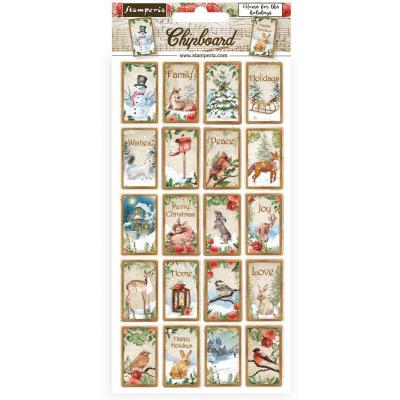 Stamperia Home For The Holidays Sticker - Chipboard