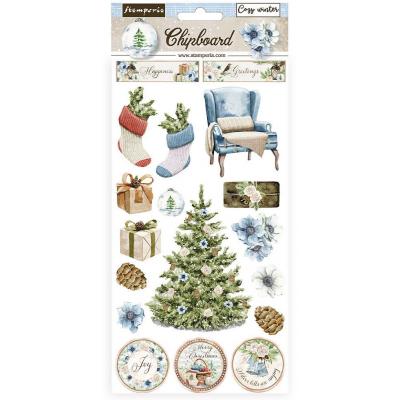 Stamperia Cozy Winter Sticker - Chipboard