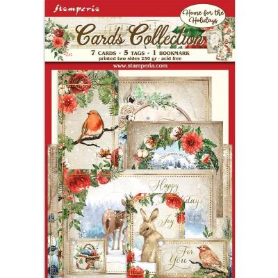 Stamperia Home For The Holidays Die Cuts - Cards