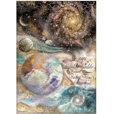 Stamperia Cosmos Infinity Spezialpapier - Galileo Galilei