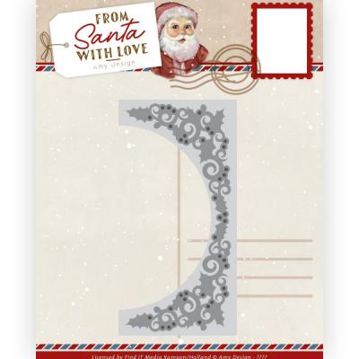 Find It Trading Amy Design From Santa With Love Die - Holly Border