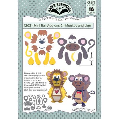 Karen Burniston Dies - Mini Ball Add-Ons 2 - Monkey Lion