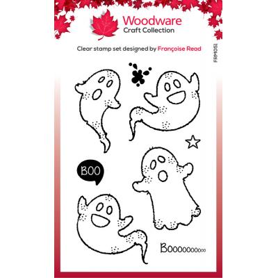 Woodware Clear Stamps - Tiny Ghost