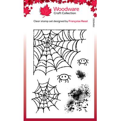 Woodware Clear Stamps - Spider's Web