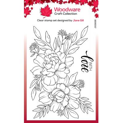 Creative Expressions Woodware Clear Stamps - Roses With Love