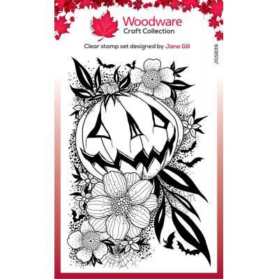 Creative Expressions Woodware Clear Stamp - Pumpkin Flowers