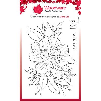 Woodware Clear Stamps - Gardenia