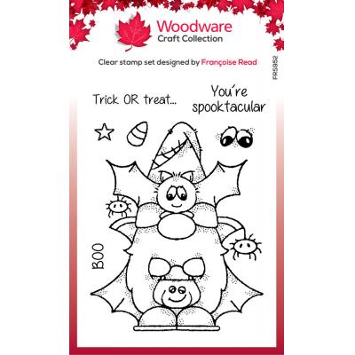 Creative Expressions Woodware Clear Stamps - Bat Gnome