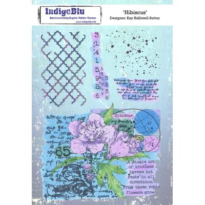 IndigoBlu Rubber Stamps - Hibiscus