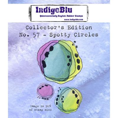 IndigoBlu Collectors’ Edition no. 57 Rubber Stamps - Spotty Circles