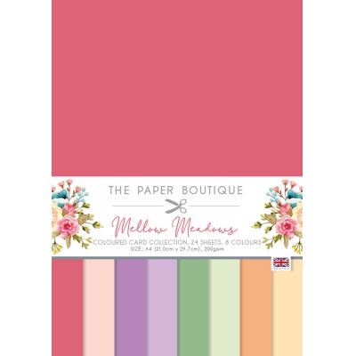 The Paper Boutique Mellow Meadows Cardstock - Coloured Card Collection