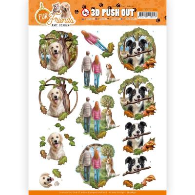 Find It Trading Amy Design Fur Friends Punchout Sheet - The Dog