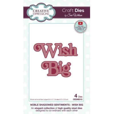 Creative Expressions Noble Craft Dies - Shadowed Sentiments Wish Big