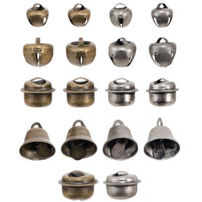 Idea-ology Tim Holtz Embellishments - Tiny Metal Bells Nickel & Copper