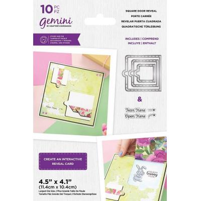 Crafter's Companion Door Reveal Stamps & Dies - Square