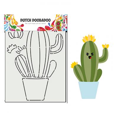 Dutch DooBaDoo Dutch Card Art -  Built up Cactus II