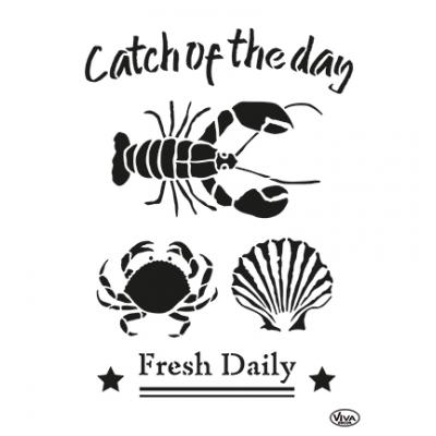 ViVa Decor Schablone - Catch Of The Day