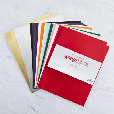Spellbinders Santa Lane Cardstock - Paper Pack
