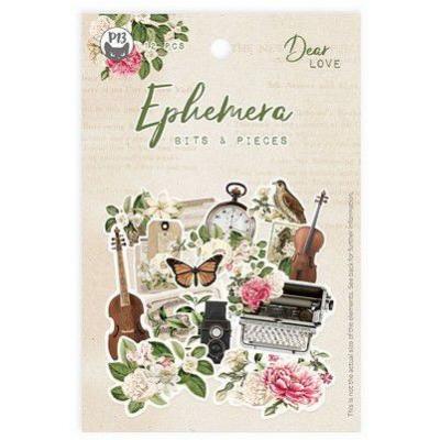 Piatek13 Dear Love Die Cuts - Ephemera