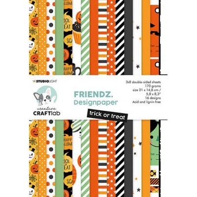 StudioLight Trick Or Treat Friendz Nr.79 Designpapiere - Paper Pad