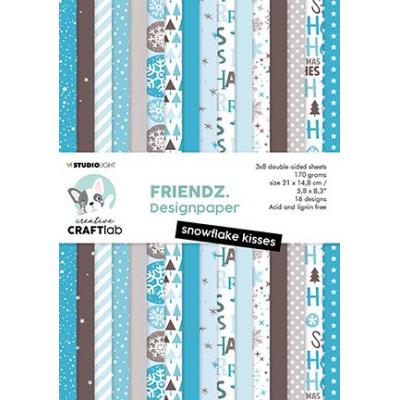 StudioLight Snowflake Kisses Friendz Nr.79 Designpapiere - Paper Pad