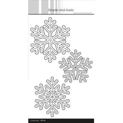 Simple and Basic Cutting Dies - XL Snowflakes