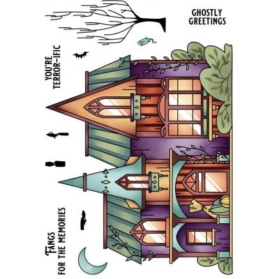 LDRS Creative Clear Stamps - Haunted Mansion
