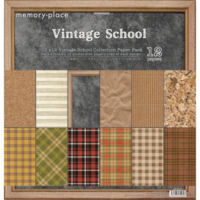 Asuka Studio Vintage School Designpapiere - Paper Pack