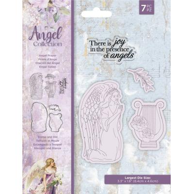 Crafter's Companion Angel Stamp & Die - Angel Prayer
