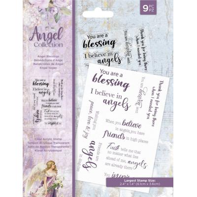 Crafter's Companion Angel Clear Stamps - Angel Blessings