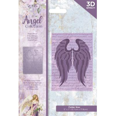 Crafter's Companion Angel 3D Embossing Folder - Angel Wings