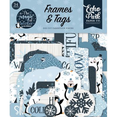 Echo Park The Magic Of Winter Die Cuts - Frames & Tags