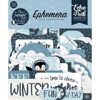 Echo Park The Magic Of Winter Die Cuts - Ephemera