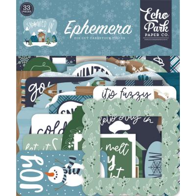 Echo Park Snowed In Die Cuts - Ephemera