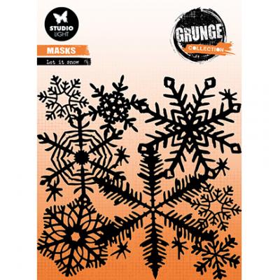 StudioLight Grunge Collection Nr.158 Stencil - Let it Snow
