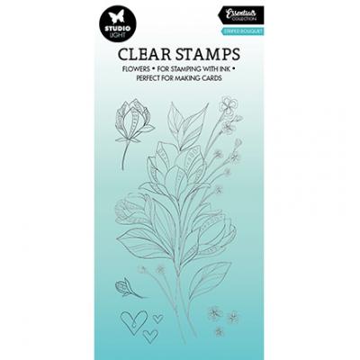 StudioLight  Essentials Nr.324 Clear Stamps - Striped Bouquet