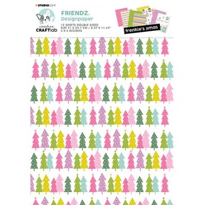 StudioLight Frenkie's Christmas Friendz Nr.79 Designpapiere - Paper Pad