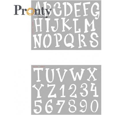 Pronty Stencil - Alphabet Children