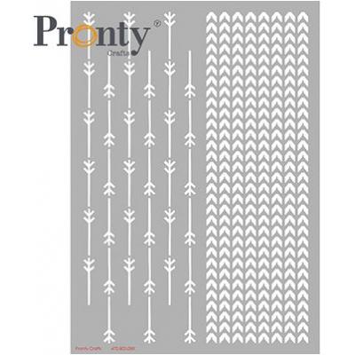 Pronty Stencil -  Woven Patterns