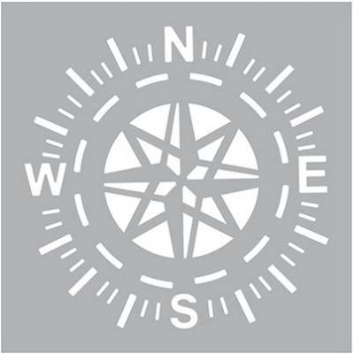 Pronty Stencil - Maritim Kompass