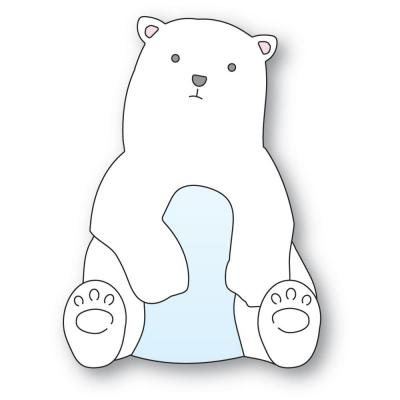 Memory Box Dies - Layered Polar Bear