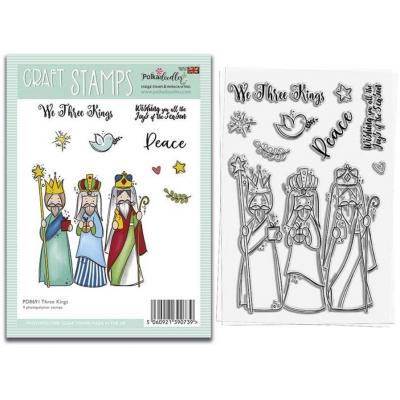 Polkadoodles Clear Stamps - Three Kings