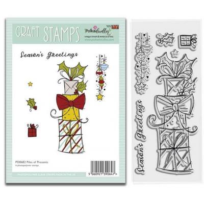 Polkadoodles Clear Stamps - Piles Of Presents