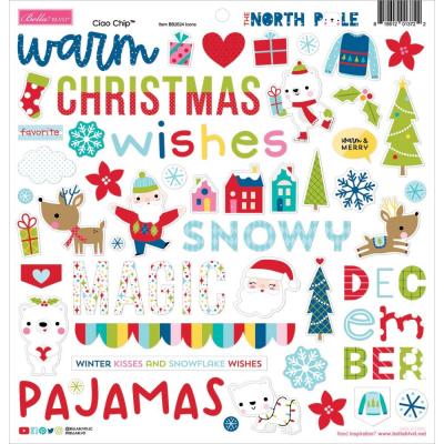 Bella Blvd The North Pole Sticker - Chipboard Stickers